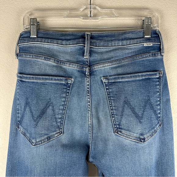 Mother Layover The Tripper Ankle Fray Button Fly Denim Jeans Size 30 - Picture 5 of 12